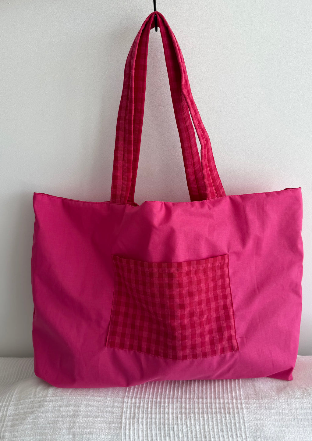 Tote Bag Vichy Fucsia