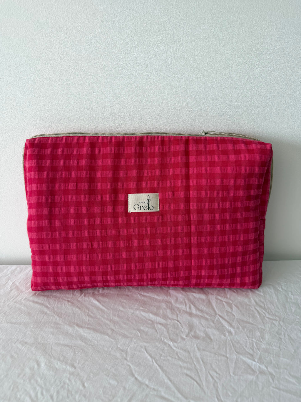 Funda para Portátil 13" Vichy Fucsia