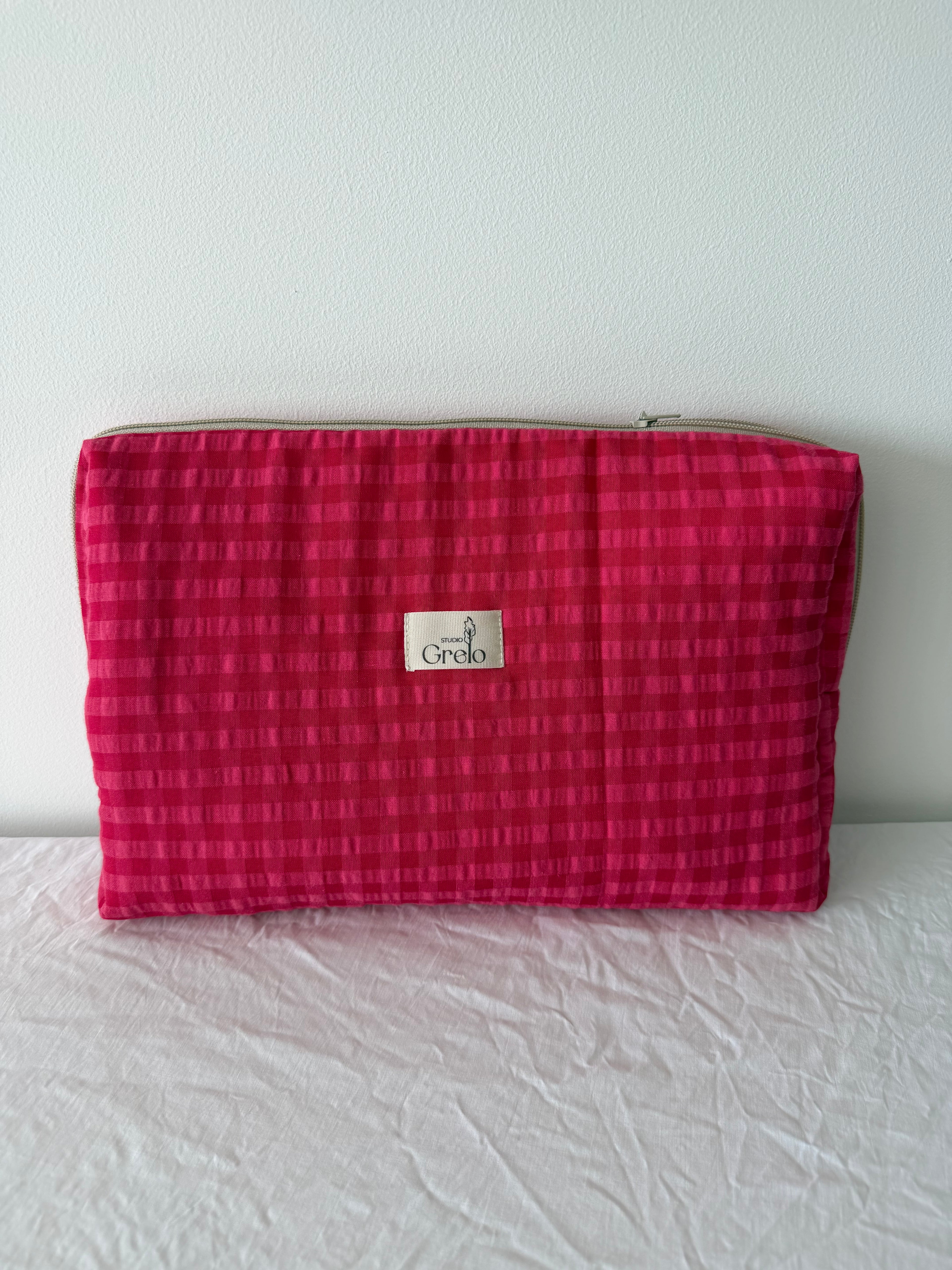 Funda para Portátil 13" Vichy Fucsia