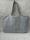 Tote Bag Vichy Gris