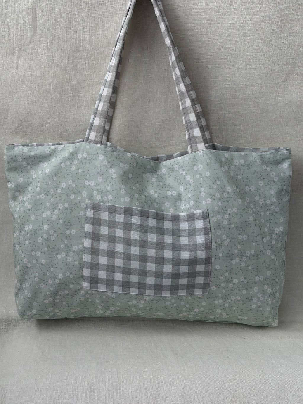 Tote Bag Vichy Gris