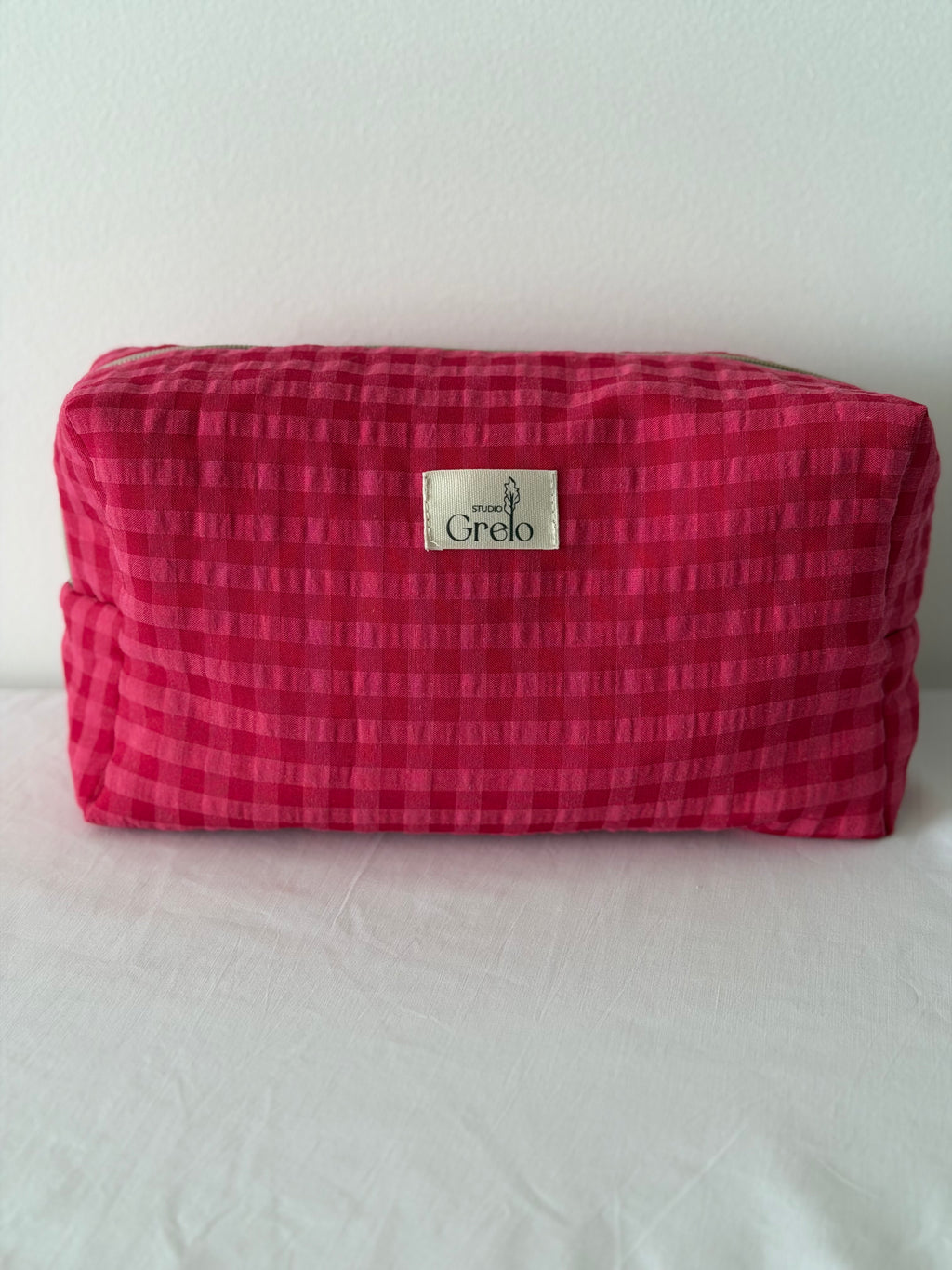 Neceser Grande Vichy Fucsia