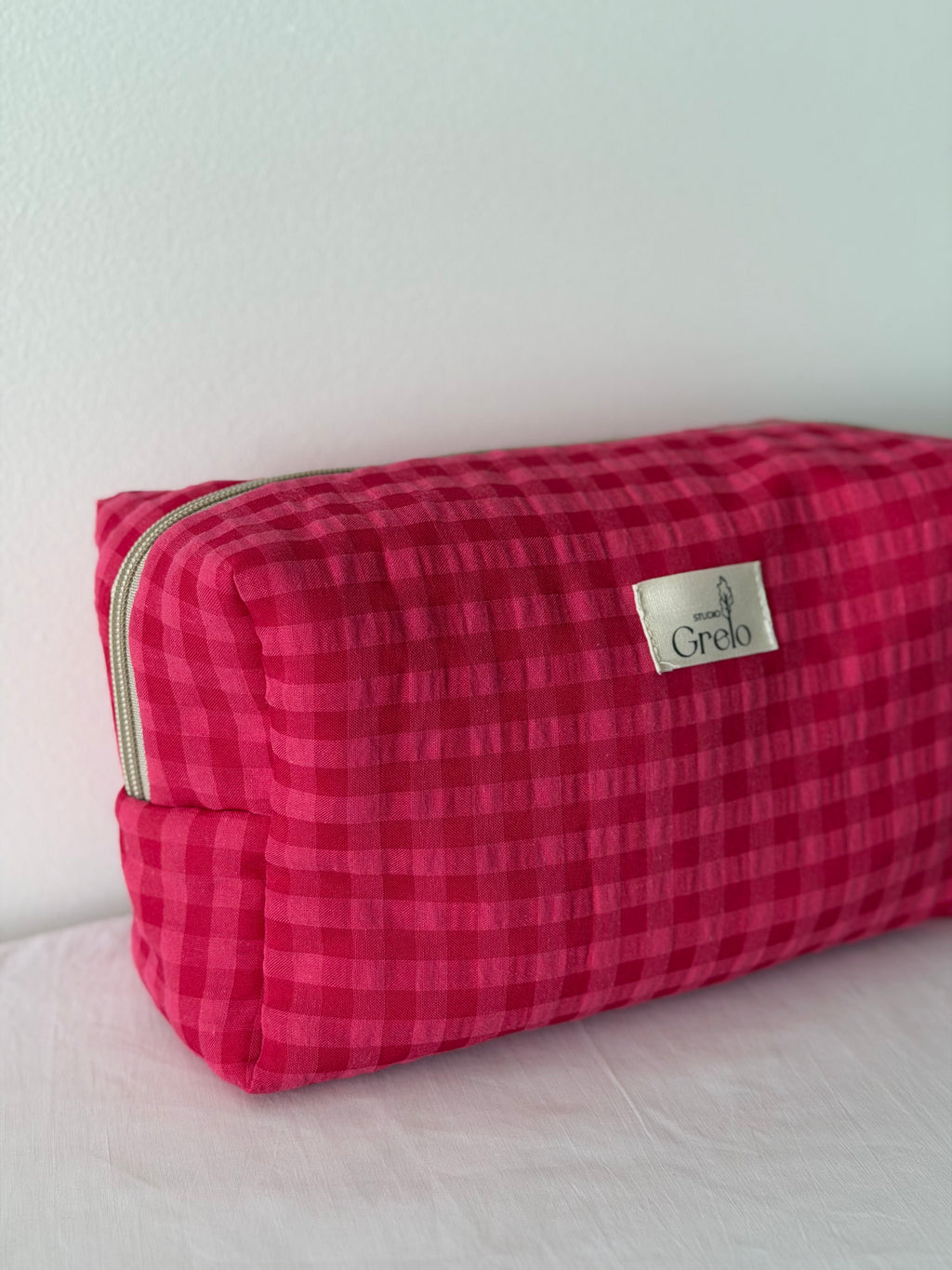Neceser Grande Vichy Fucsia