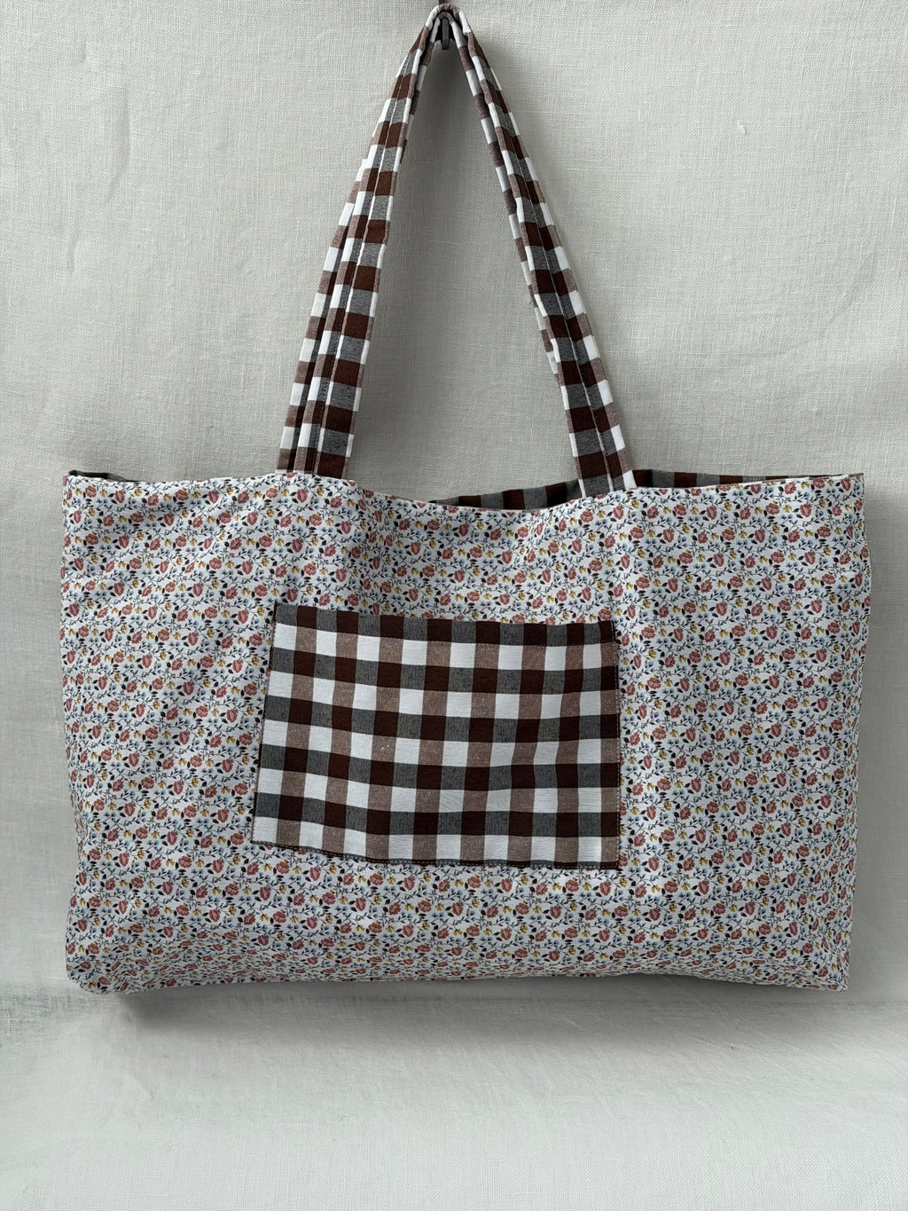 Tote Bag Vichy Marrón