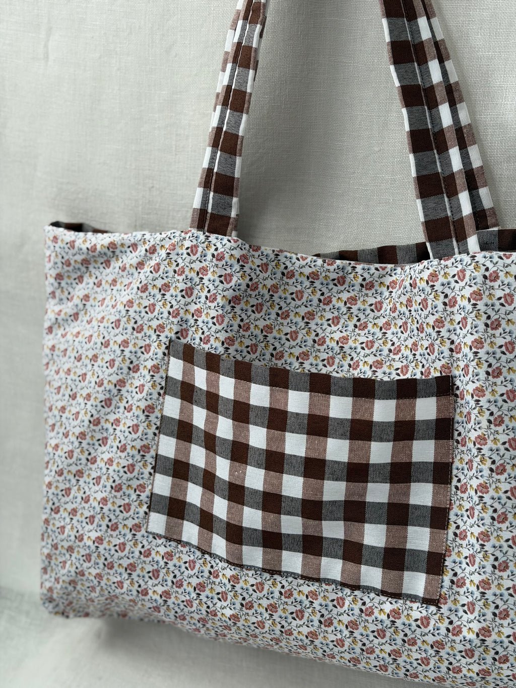 Tote Bag Vichy Marrón