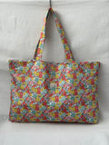 Tote Bag Flores Rosa Vintage