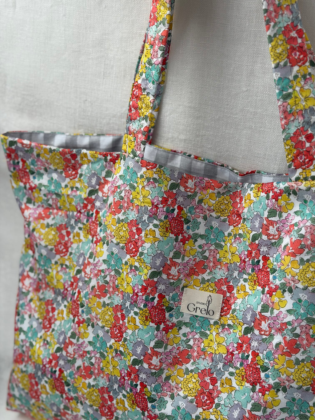 Tote Bag Flores Rosa Vintage