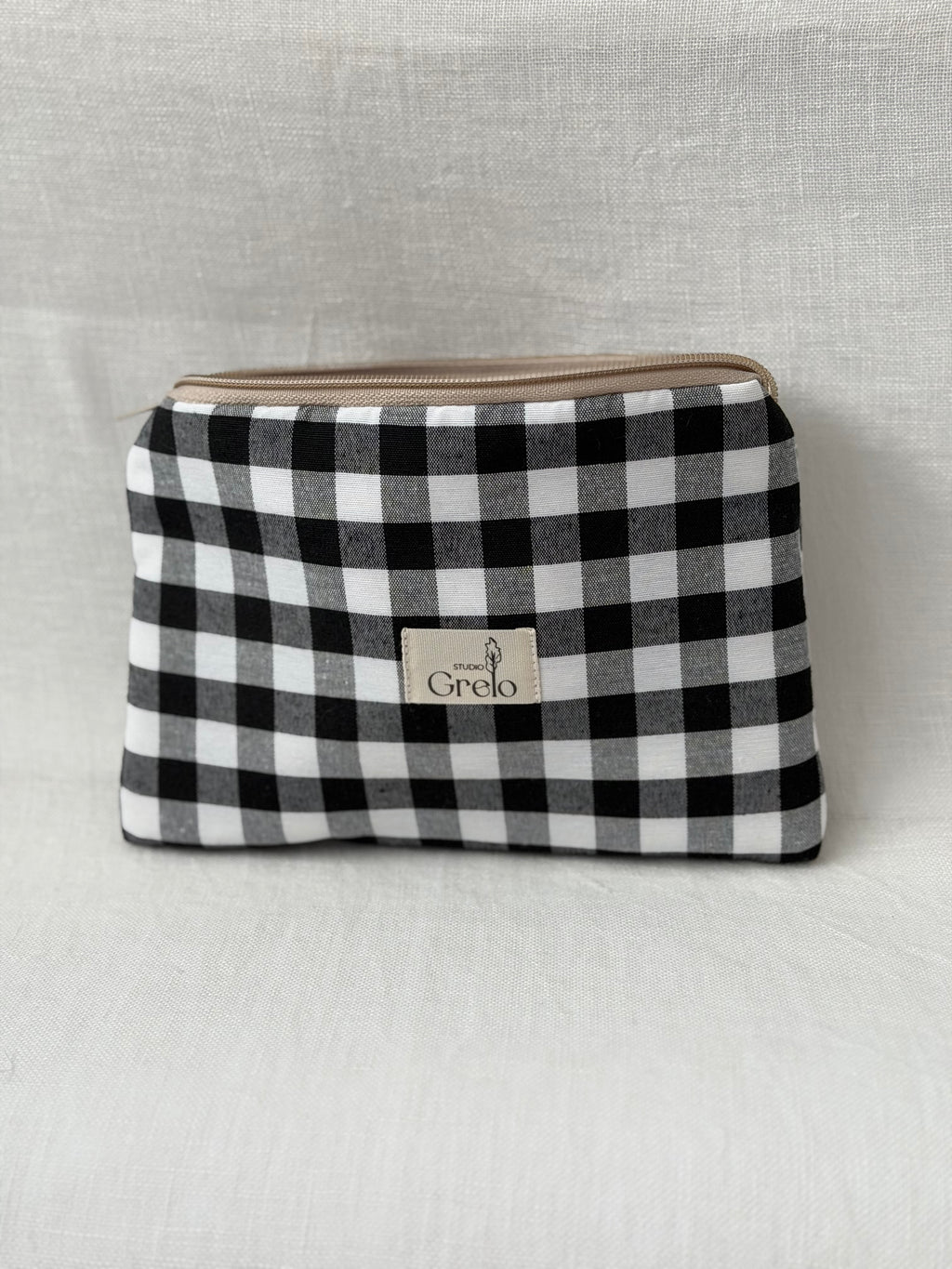 Neceser Mediano Vichy Negro