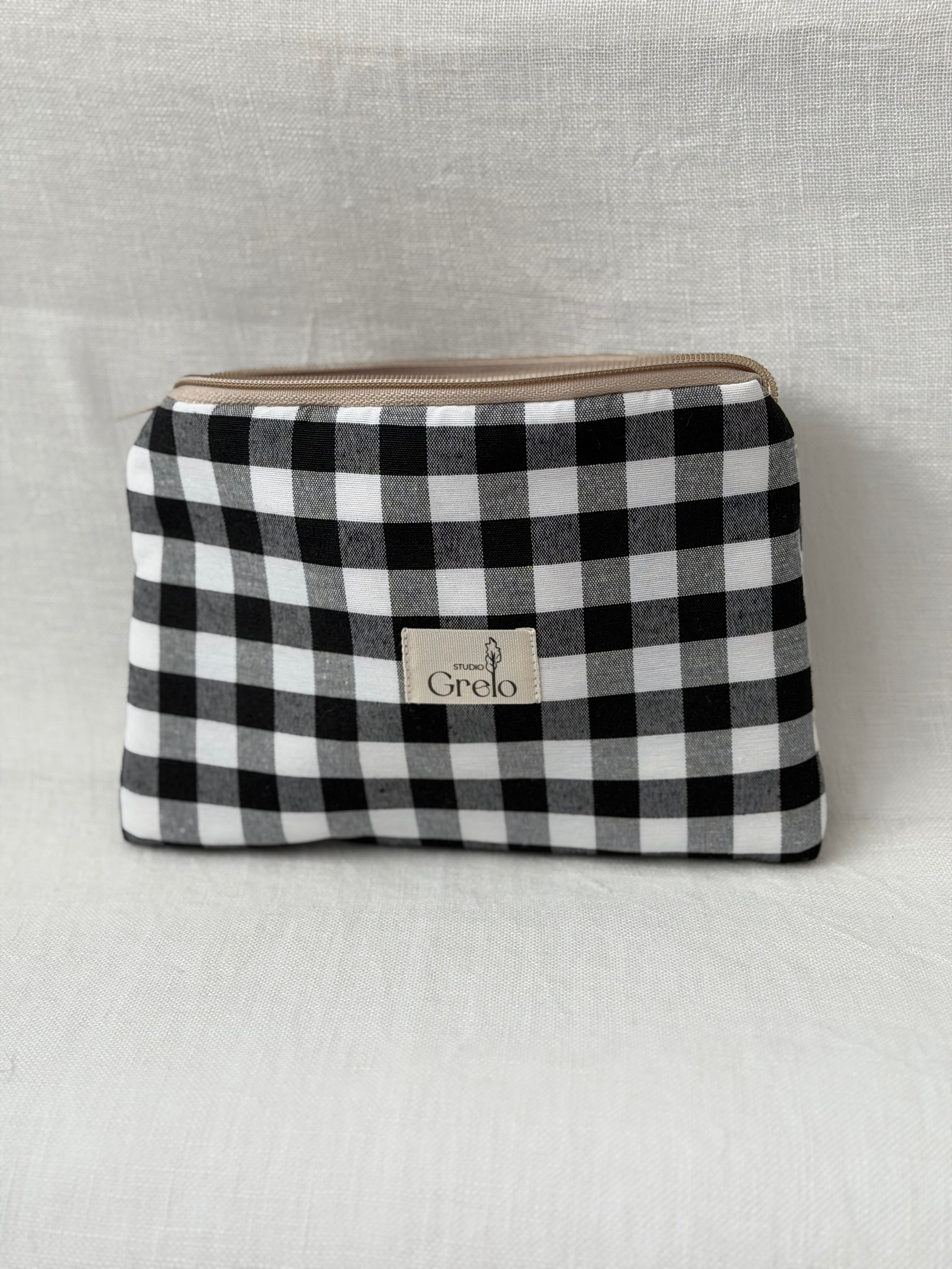 Neceser Mediano Vichy Negro