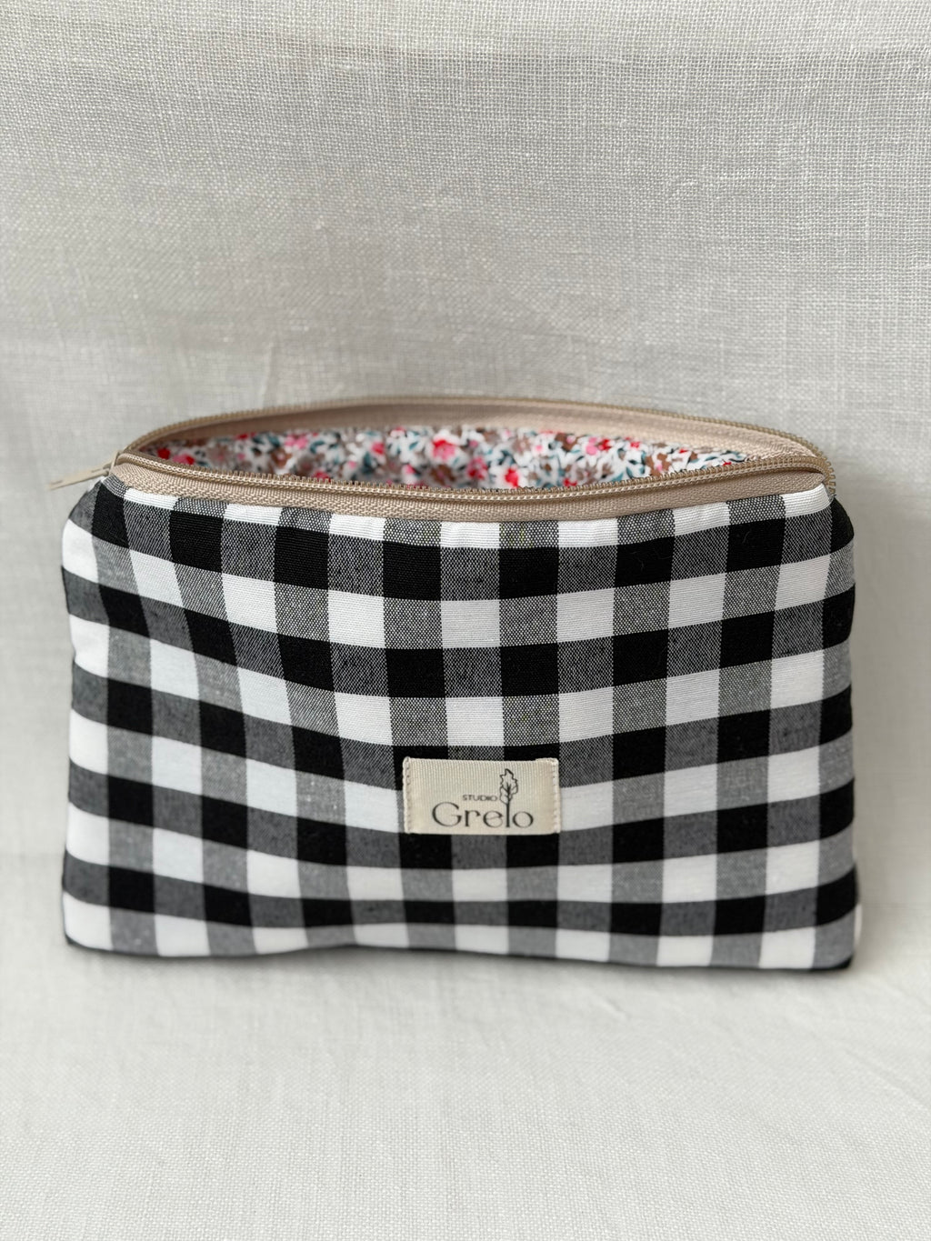 Neceser Mediano Vichy Negro