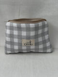 Neceser Pequeño Vichy Gris