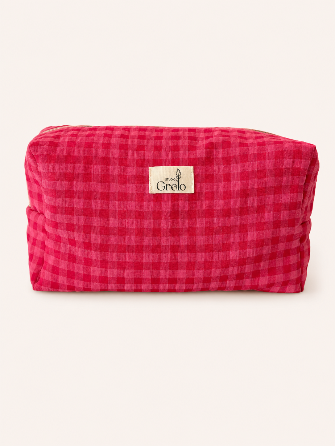 Neceser Grande Vichy Fucsia