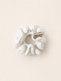 Coletero Scrunchie Blanco
