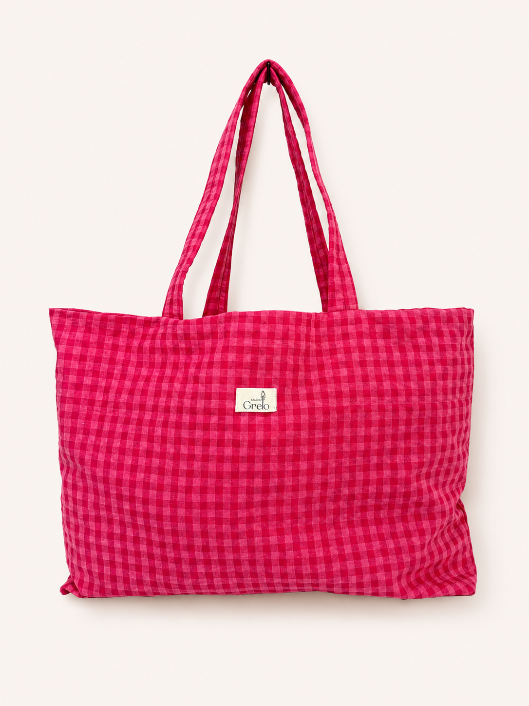 Tote Bag Vichy Fucsia