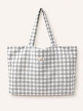 Tote Bag Vichy Gris