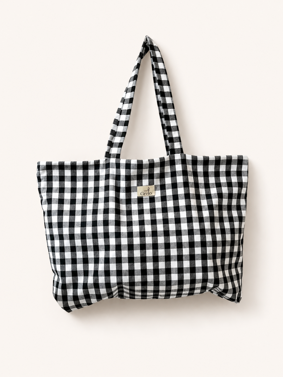 Tote Bag Vichy Negro