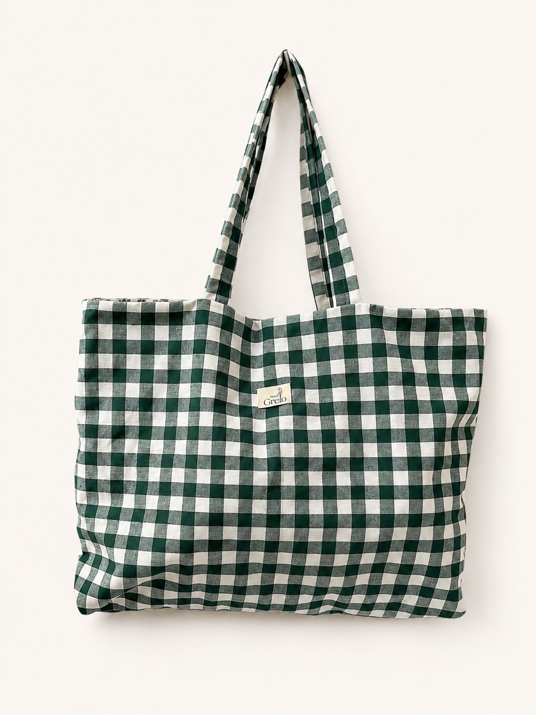 Tote Bag Vichy Verde